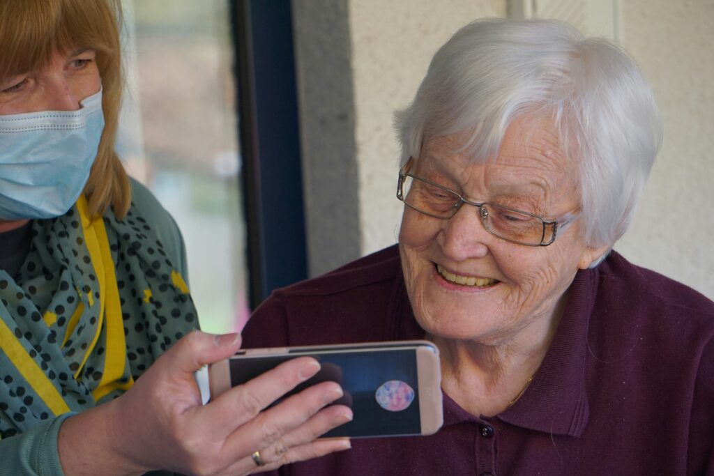 Engaging care home residents